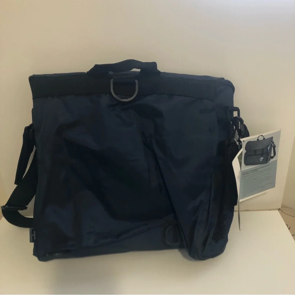 Gemline Uptown Navy Blue Convertible Diaper Bag